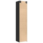 vidaXL Armoire de rangement mince noir 50x42 5x225cm bois d'ingénierie