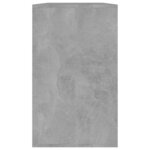 vidaXL Buffet gris béton 120x41x75 cm bois d'ingénierie
