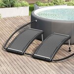 vidaXL Panneaux de chauffage solaire de piscine courbés 2 Pièces 110x65cm