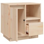 vidaXL Tables de chevet 2 Pièces 50x34x50 cm Bois de pin massif