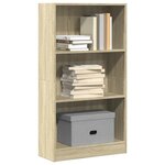 vidaXL Bibliothèque chêne sonoma 60x24x109 cm bois d'ingénierie