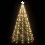 vidaXL Guirlande lumineuse filet d'arbre de Noël 250 LED 250 cm