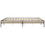 vidaXL Cadre de lit sans matelas chêne sonoma 180x200 cm