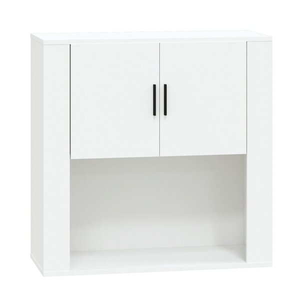 vidaXL Armoire murale Blanc 80x33x80 cm Bois d'ingénierie