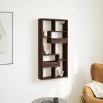vidaXL Armoire murale chêne marron 50x15x100 cm bois d'ingénierie