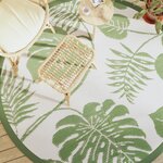 vidaXL Tapis d'extérieur vert Ø200 cm PP