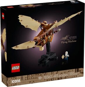 LEGO Icons - La Machine Volante de Léonard de Vinci - Modèle 10363 à Construire pour Adultes