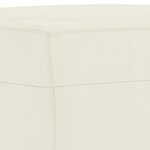 vidaXL Ensemble de canapés 3 Pièces avec coussins Crème Velours