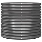 vidaXL Jardinière Acier galvanisé 80x80x68 cm Anthracite