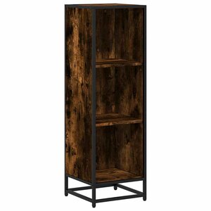 vidaXL Bibliothèque chêne fumé 33 5x33x107 5 cm bois d'ingénierie