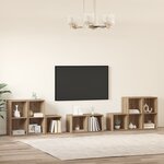 vidaXL Ensemble de meubles TV 8 Pièces Chêne artisanal Bois d'ingénierie