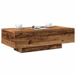 vidaXL Table basse vieux bois 100x49 5x31 cm bois d'ingénierie