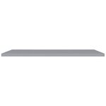 vidaXL Étagères murales flottantes 4 Pièces gris 120x23 5x3 8 cm MDF