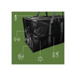 Pack and Move - Lot 2 grands sacs déménagement  rangement et transport ultra résistant - Réutilisable - Poignées solides
