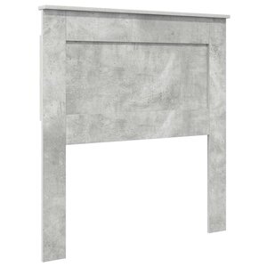 vidaXL Tête de lit Gris béton 100 cm Bois d'ingénierie