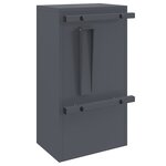vidaXL boîte aux lettres Anthracite 30 x 23 x 55 cm Acier