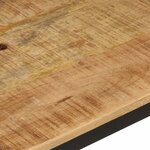 vidaXL Étagère murale 40x30x32 cm bois massif de manguier et fer