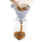 Flacon à épices poudreur + entonnoir + curcuma moulu 40 g
