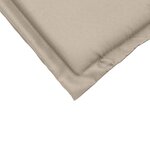 vidaXL Coussins de siège de jardin lot de 6 taupe 45x45x2 cm carré