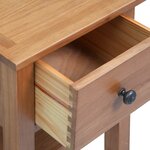 vidaXL Tables de chevet 2 Pièces 36x30x47 cm bois de chêne massif