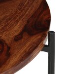 vidaXL Ensemble de table basse 2 Pièces Bois massif 60x35 cm