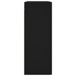 vidaXL Armoire murale noir 69 5x34x90 cm