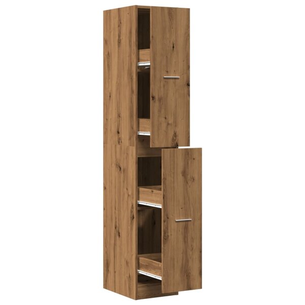 vidaXL Armoire d'apothicaire chêne artisanal bois d'ingénierie