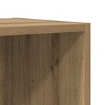 vidaXL Meuble TV 2 Pièces Marron 37 x 35 x 37 cm Bois d'ingénierie