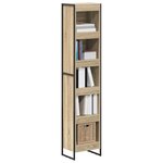vidaXL Bibliothèque Sonoma 80 x 30 x 155 cm Bois d'ingénierie