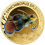 Monnaie MOST FAMOUS CORAL FISH Set 10x1/1000 Oz Or 3000 Francs Chad (PRÉCOMMANDE)