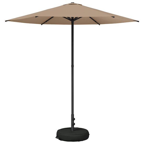 vidaXL Parasol de jardin avec base 230 x 230 cm Polyester