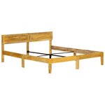 vidaXL Cadre de lit sans matelas bois de manguier massif 180 cm