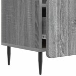 vidaXL Meuble TV Sonoma gris 102 x 34 5 x 50 cm Bois d'ingénierie