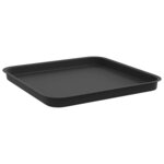 vidaXL Pots de plantes 6 Pièces Noir 38 x 38 x 30 cm Plastique