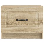 vidaXL Table basse Chêne Sonoma 49 x 50 x 37 cm Bois d'ingénierie