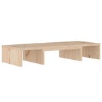 vidaXL Support pour moniteur 60x24x10 5 cm Bois de pin solide