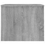 vidaXL Table basse Sonoma gris 80x50 5x41 5 cm Bois d'ingénierie