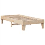 vidaXL Cadre de lit sans matelas 100x200 cm bois massif de pin