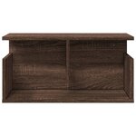 vidaXL Armoire murale 60x20x30 cm chêne marron bois d'ingénierie