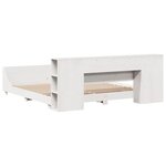 vidaXL Cadre de lit sans matelas blanc 180x200 cm bois massif de pin