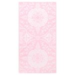 vidaXL Tapis d'extérieur Rose 120x180 cm PP