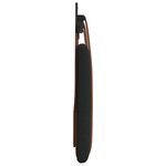 vidaXL Tête de lit suspendue Noir PU antique