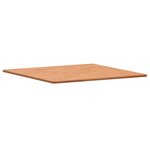 vidaXL Dessus de table 80x80x1 5 cm carré bois massif de hêtre