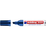Marqueur Permanent 500 Corps Alu Pointe Biseau Bleu 2-7 mm EDDING