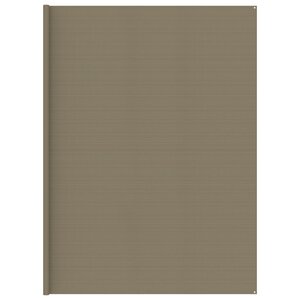 vidaXL Tapis de tente 400x400 cm Taupe