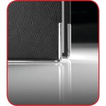 Classeur Marbré maX.file Levier 4 anneaux Dos 70 mm A4 (2xA5) Noir HERLITZ