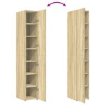 vidaXL Buffet haut chêne sonoma 30x42 5x185 cm bois d'ingénierie