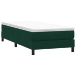 vidaXL Sommier à lattes de lit sans matelas vert foncé 80x210 cm