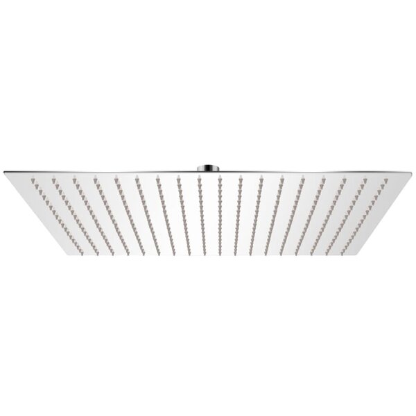 vidaXL Tête de douche plongeante carrée en acier inoxydable 50x50 cm