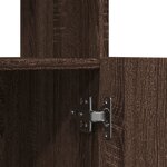 vidaXL Buffet haut chêne marron 63x33x100 cm bois d'ingénierie
